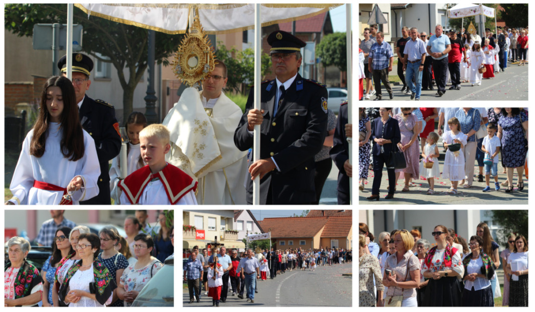 Svečana procesija na blagdan Tijelova u Koprivnici