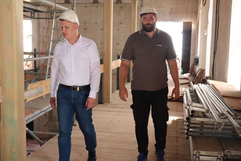 Obilazak radova na obnovi sinagoge