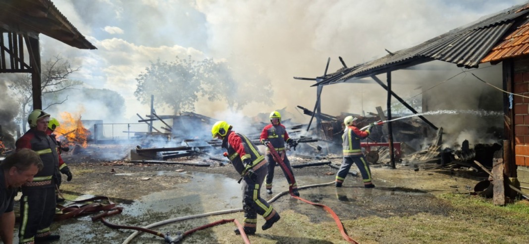 Požar u Sesvetama Ludbreškim