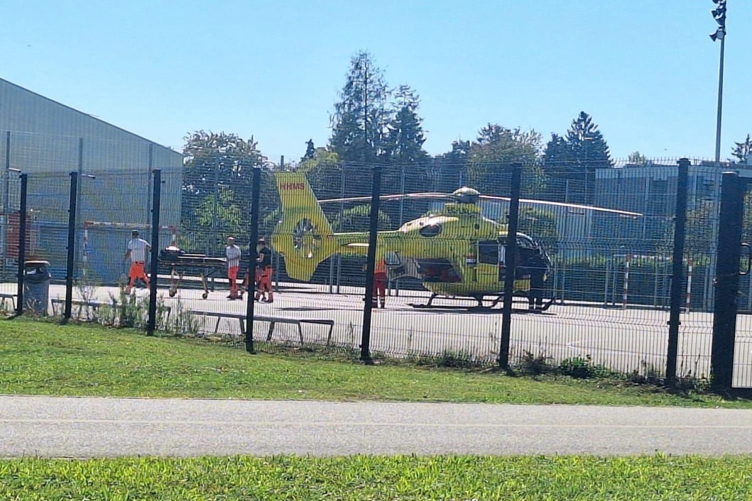 Helikopter hitne medicinske službe u Koprivnici