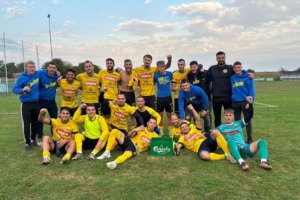 Slavlje Miklinovčana nakon pobjede