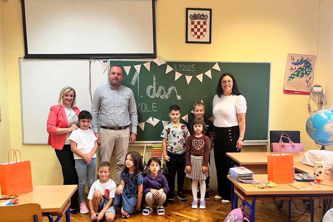 Prvi dan škole u Koprivničkom Ivancu