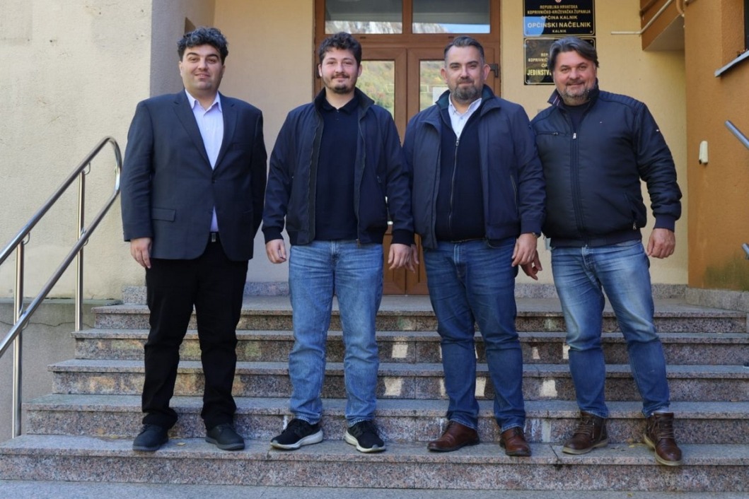 Mario Rajn, Dorian Kešer, Tomislav Golubić i Mladen Kešer