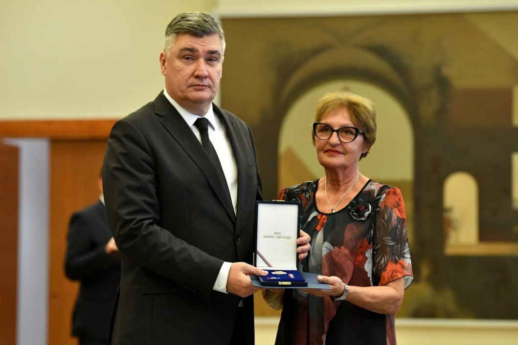 Predsjednik Zoran Milanović i Đurđa Jurenec