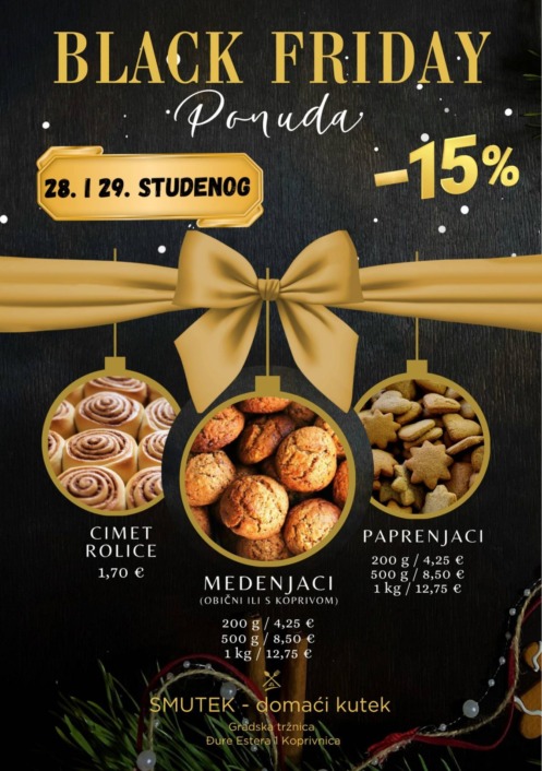 Black Friday popusti u koprivničkom Smuteku