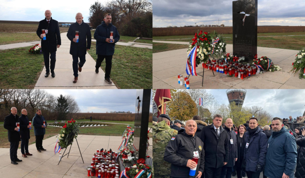 Koprivnički gradonačelnik i župan u Vukovaru na Dan sjećanja
