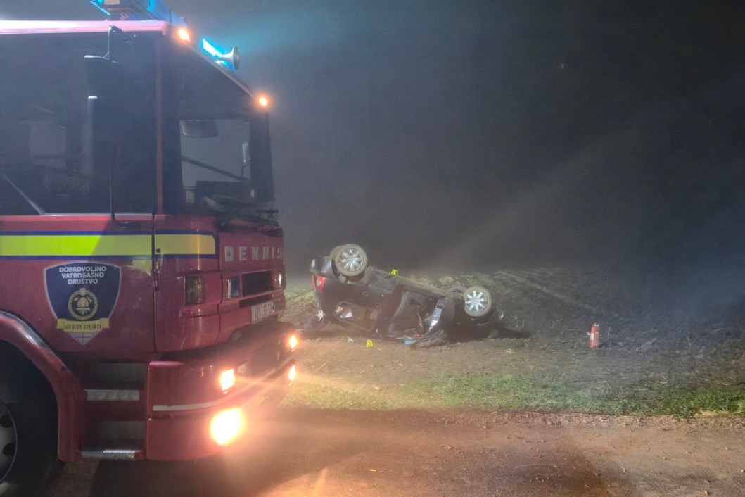 Nesreća cesti između Svetog Đurđa i Hrženice