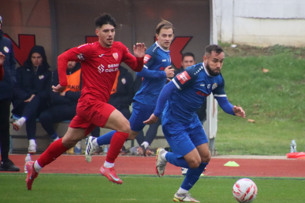 Detalj s utakmice između Radnika Križevci i Grobničana