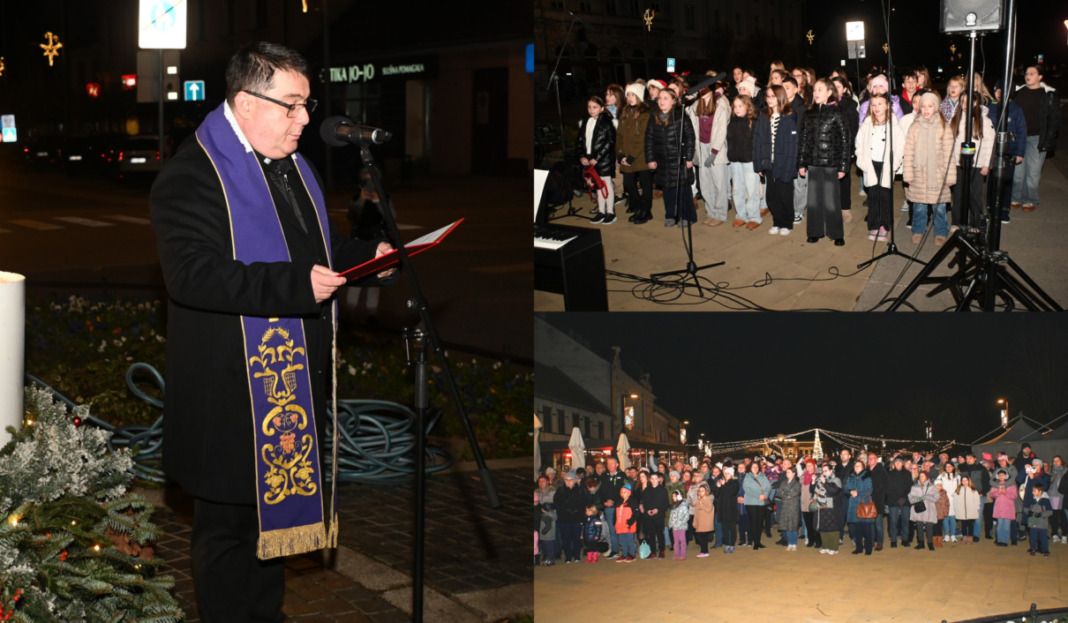 Upaljena je prva adventska svijeća u Koprivnici