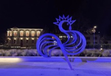 Božićna čestitka đurđevačkog gradonačelnika Hrvoja Jančija i predsjednika Gradskog vijeća Željka Lackovića Picok na Trgu svetog Jurja