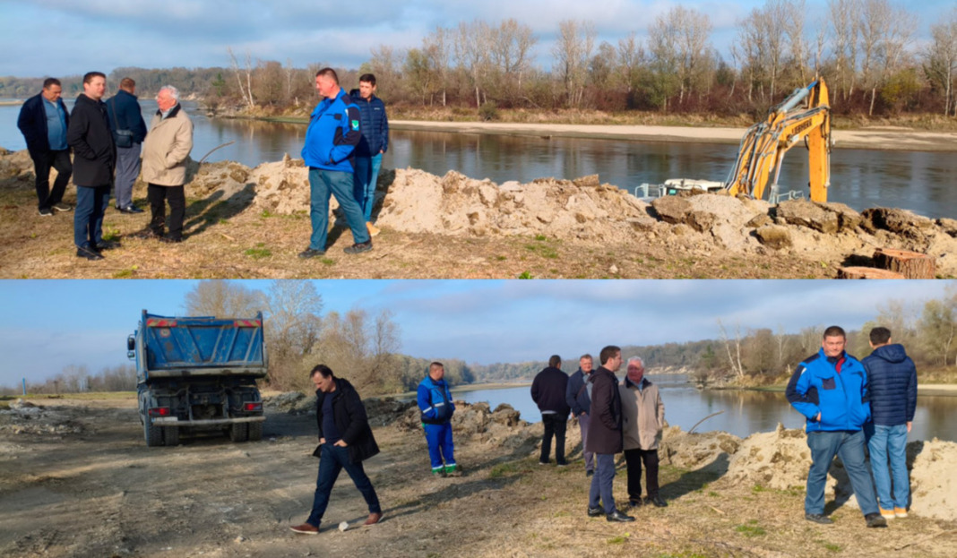 Obilazak radova na obali rijek Drave na sesvečkom području