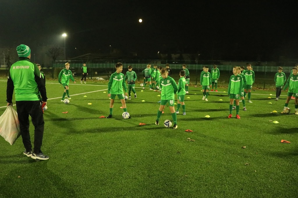 Trening novomarofskih nogometaša