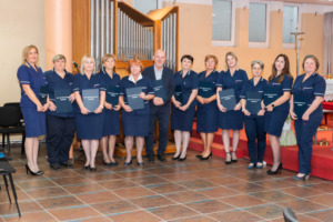 Članice zbora medicinskih sestara Lucerna i Josip Pankarić