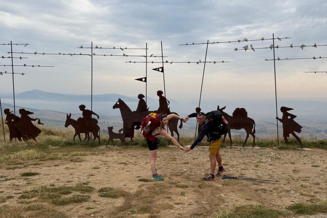 Melita Lukić i Dejan Cikoš na Camino Francésu