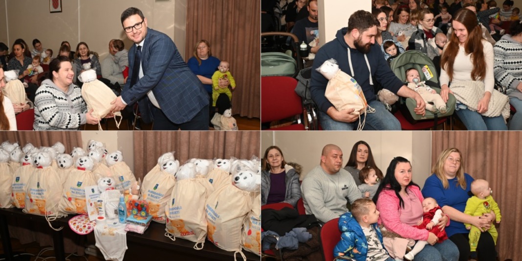 Darivanje beba u Križu