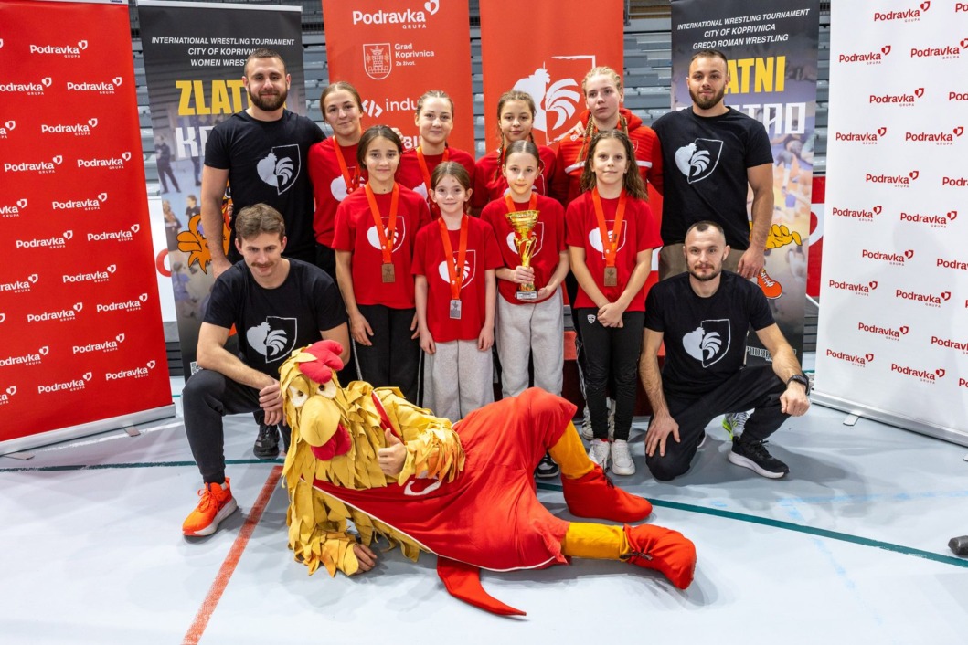 Koprivničke hrvačice i treneri