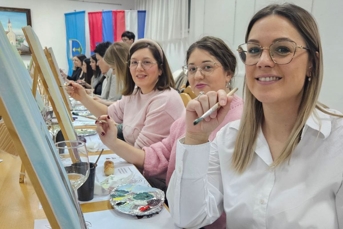 Likovna radionica u Podravskim Sesvetama