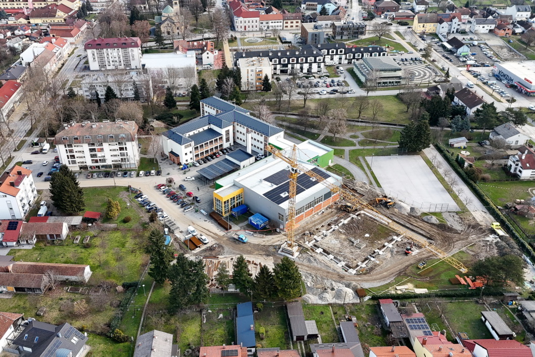 Radovi na dogradnji Osnovne škole Đurđevac