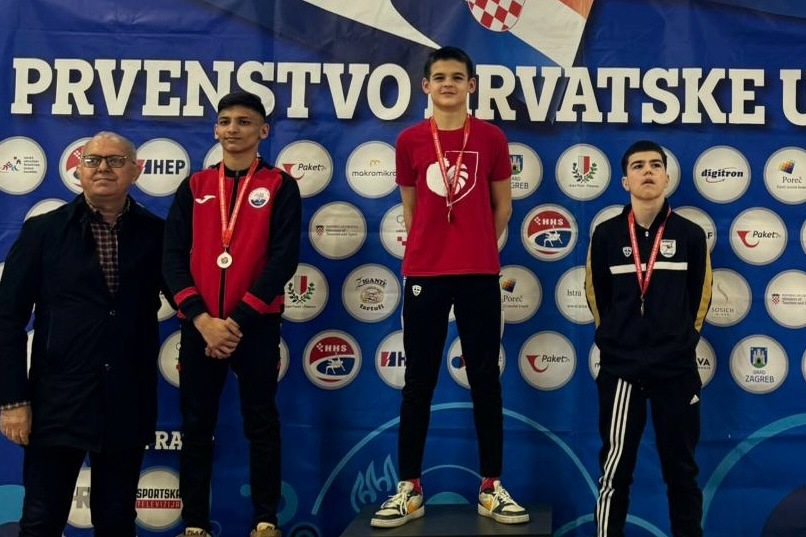 David Šemovčan na pobjedničkom postolju