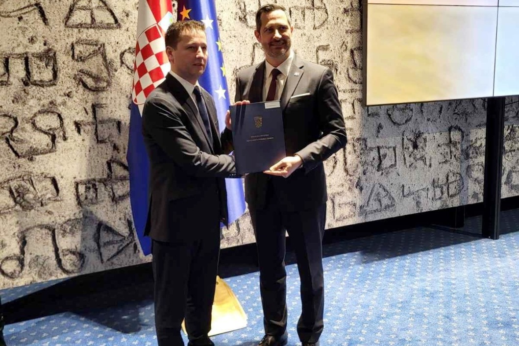 Načelnik Marko Derežić i ministar Tonči Glavina