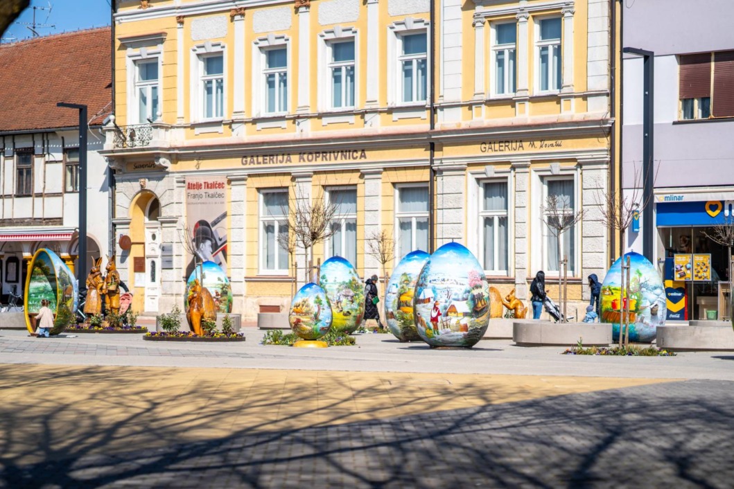 Pisanice na koprivničkom Zrinskom trgu