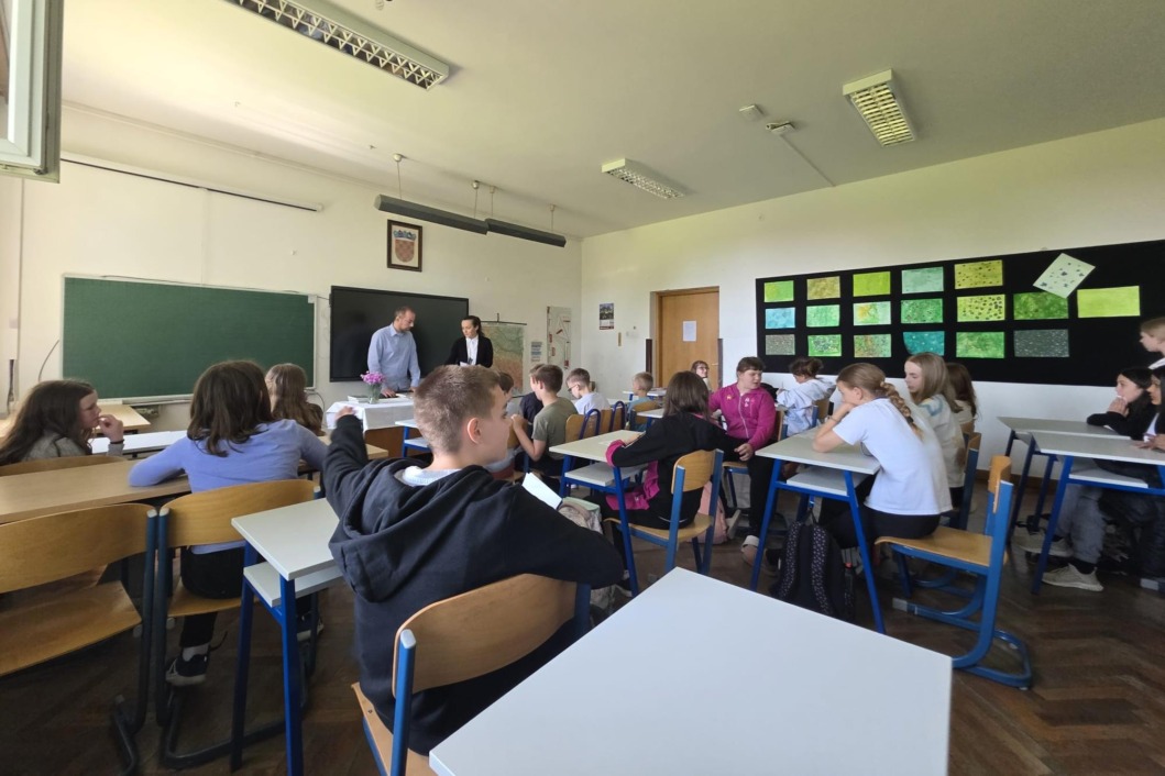 Gostovanje Mladena Kopjara u Osnovnoj školi Prof. Blaž Mađer