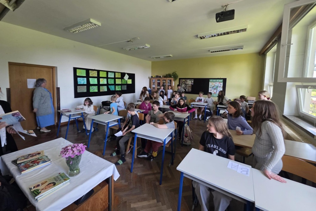 Gostovanje Mladena Kopjara u Osnovnoj školi Prof. Blaž Mađer