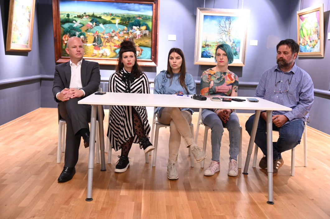 Mišel Jakšić, Maša Zamljačanec, Lana Miletić, Helena Kušenić i Mario Fuček