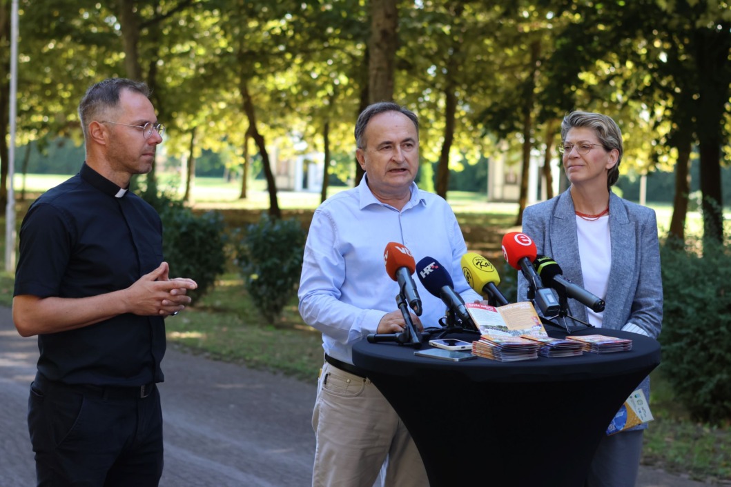 Vlč. Kristijan Stojko, Dubravko Bilić i Karin Golubić