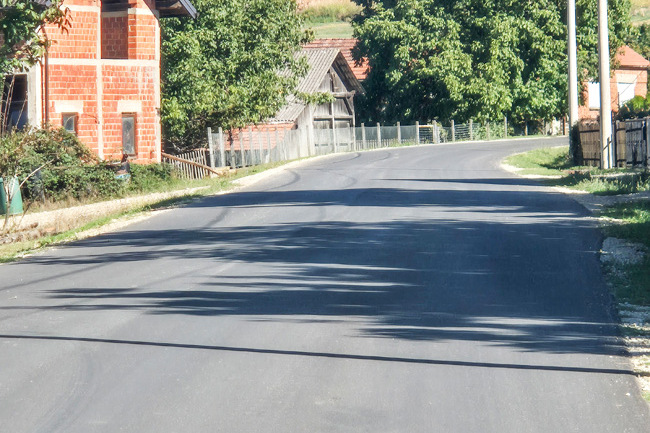 Asfaltiranje na županijskom području